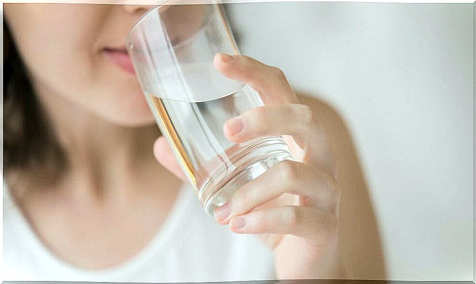 Drinking water is good for weight control and hydration.