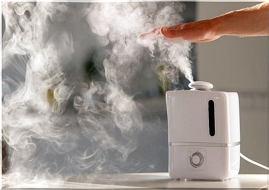 A humidifier in the room can contribute to relief.