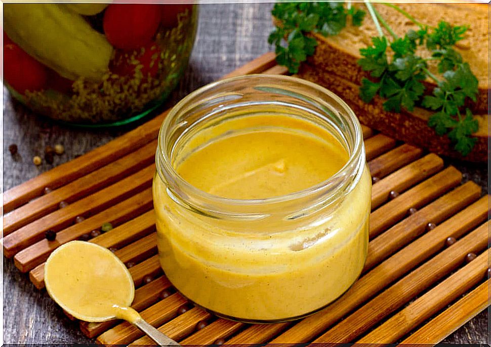 Mustard vinaigrette is one of the salad dressings