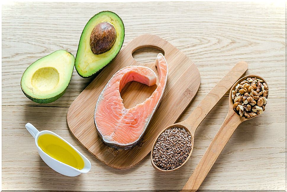 Foods with healthy fats