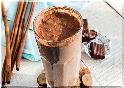 Chocolate milkshake 