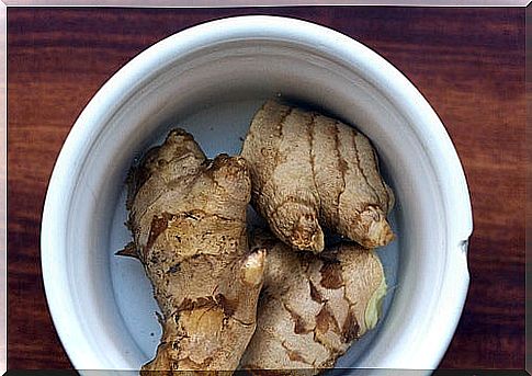 Ginger to treat an infection